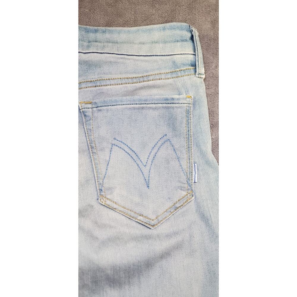 Mother Women Skinny Size 26 Blue Jeans Button Mid Rise Modern C33-12 - Picture 9 of 10
